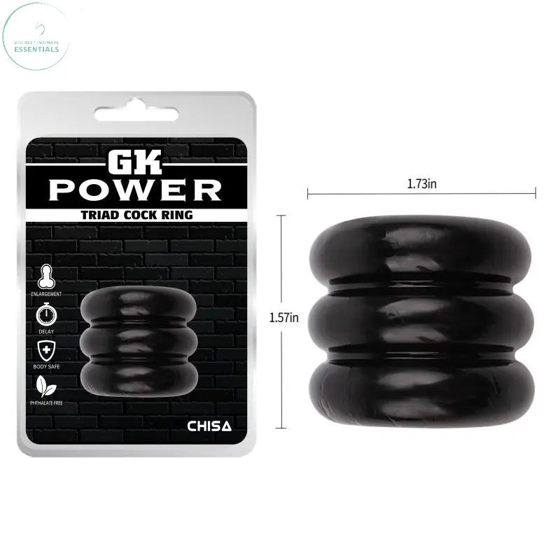 Affordable quality Triad Cock Ring  from GK Power by Discreet Intimate Essentials with Discreet Delivery 