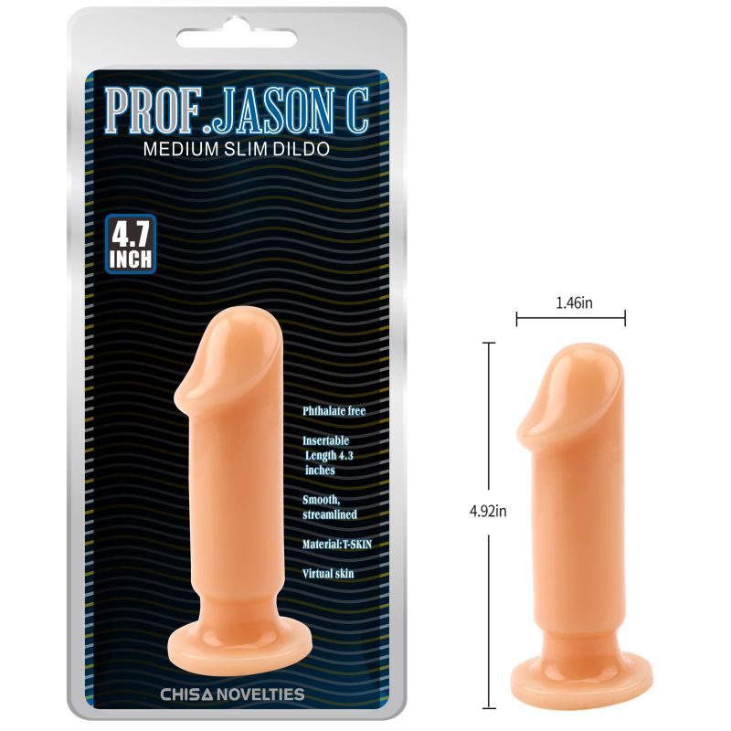 Cock Plug Flesh Large 6.5in designed for satisfying fullness and comfort, featuring tapered tip and flared base for safe play.
