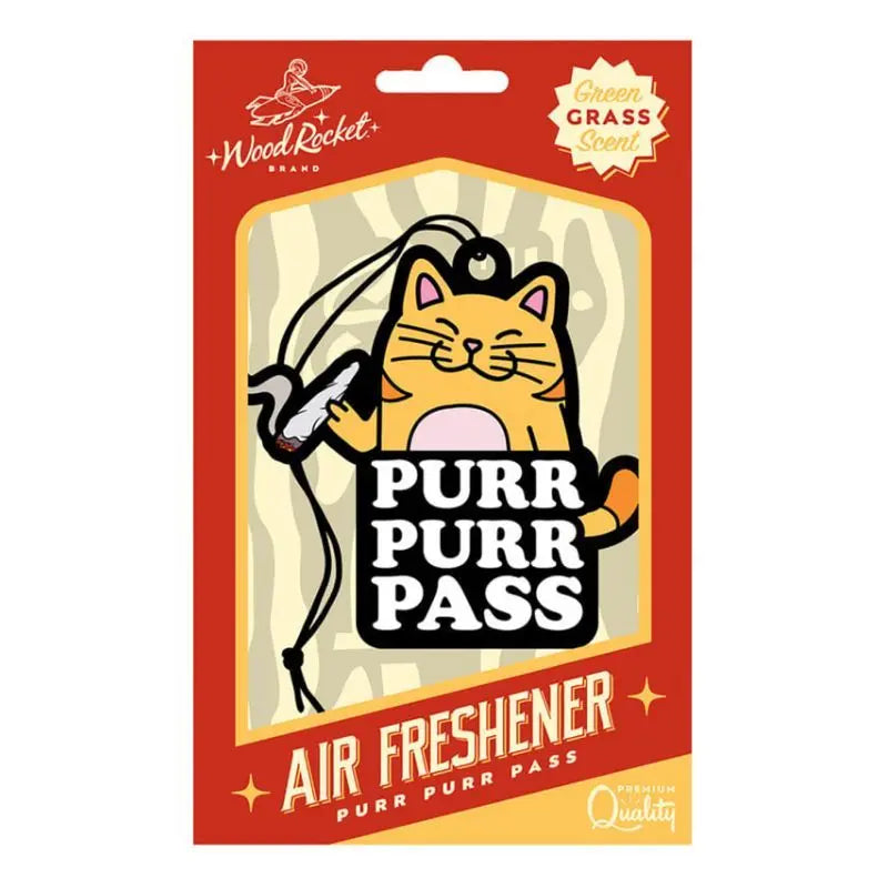 Affordable quality Purr Purr Pass Air Freshener  from Wood Rocket by Discreet Intimate Essentials with Discreet Delivery 