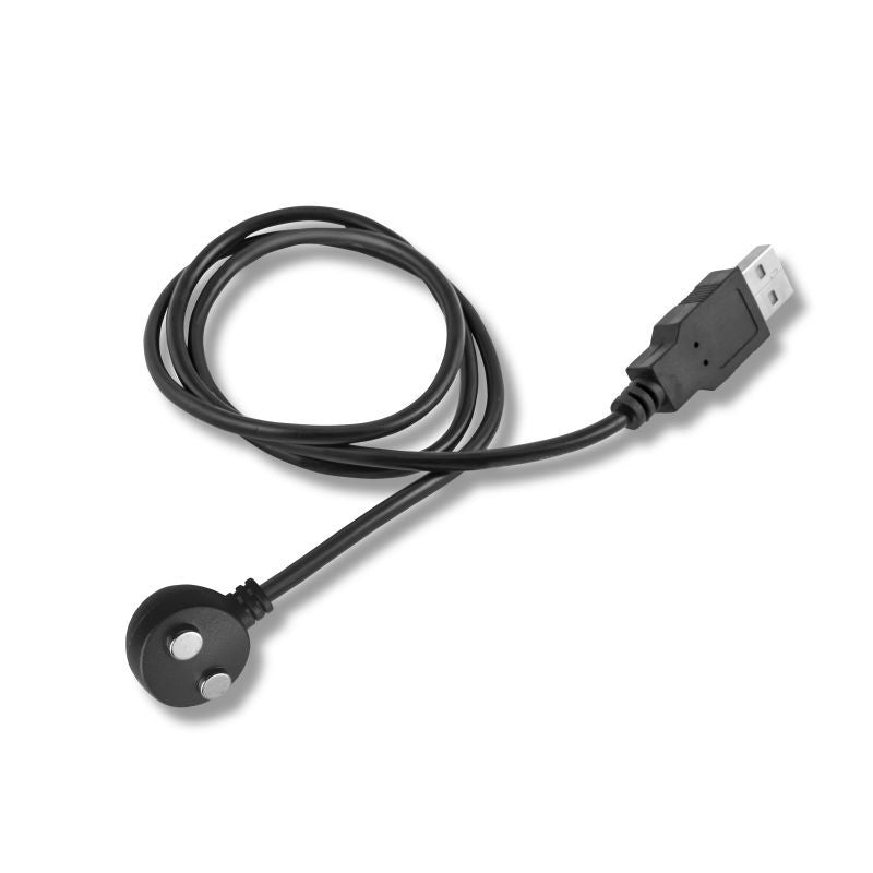 USB charging cable with a circular connector for electronic devices