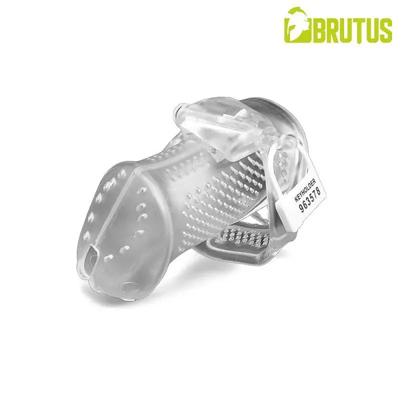Brutus Airmesh Chastity Cage Clear Brutus Discreet Intimate Essentials.