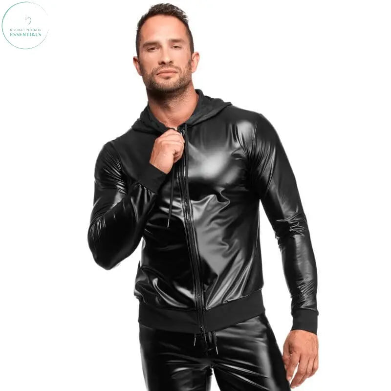 Affordable quality Vexen Hooded Jacket  from Noir by Discreet Intimate Essentials with Discreet Delivery 