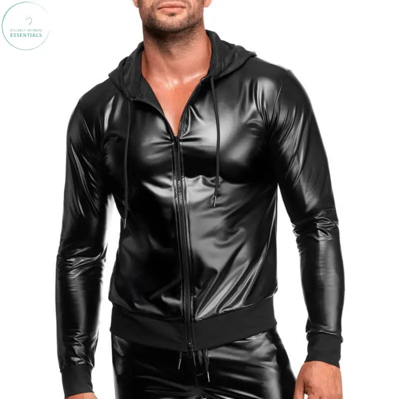 Affordable quality Vexen Hooded Jacket  from Noir by Discreet Intimate Essentials with Discreet Delivery 