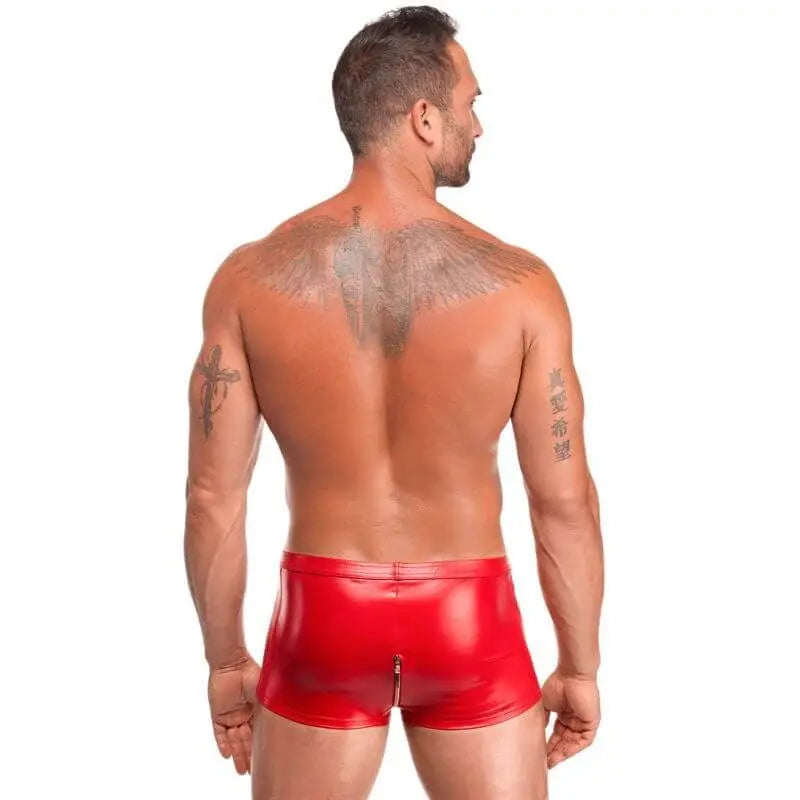 Affordable quality Red Ignite Shorts  from Noir by Discreet Intimate Essentials with Discreet Delivery 