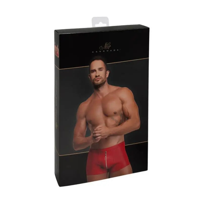 Affordable quality Red Ignite Shorts  from Noir by Discreet Intimate Essentials with Discreet Delivery 