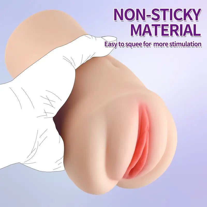Brenna Dual Density 3 Speed 7 Mode Vibrating Realistic Masturbator XISE Discreet Intimate Essentials.