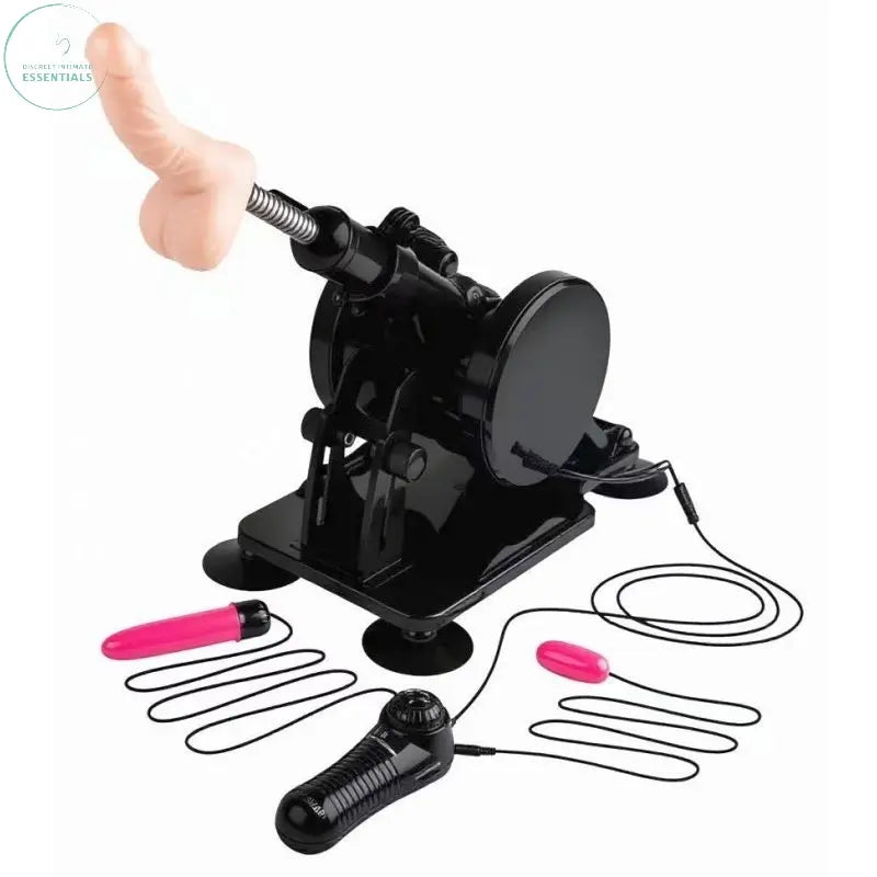 Affordable quality Cannon Sex Machine with Wired Remote and Accessories  from MixJoy by Discreet Intimate Essentials with Discreet Delivery 