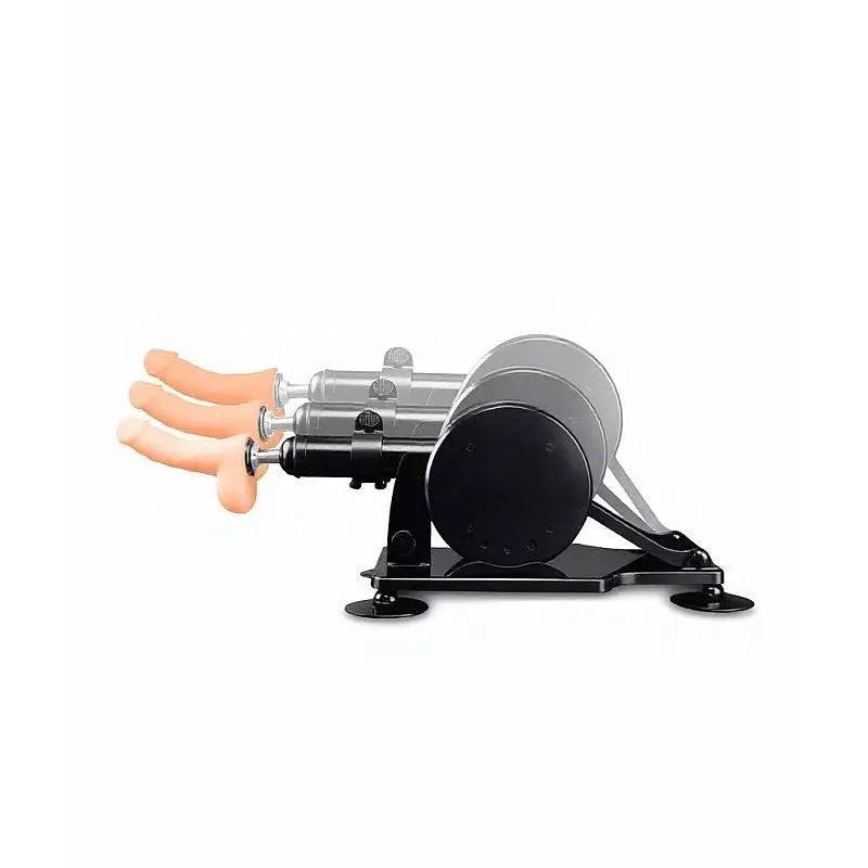 Cannon Sex Machine with Wired Remote and Accessories MixJoy Discreet Intimate Essentials.