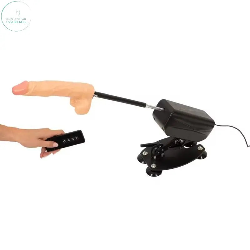 Affordable quality Deluxe Sex Machine with Remote Control and Accessories  from MixJoy by Discreet Intimate Essentials with Discreet Delivery 