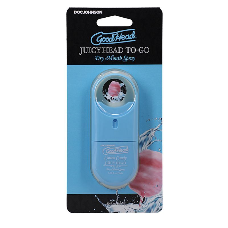 Affordable quality GoodHead Juicy Head Spray To-Go Cotton Candy 9ml  from GoodHead by Discreet Intimate Essentials with Discreet Delivery 