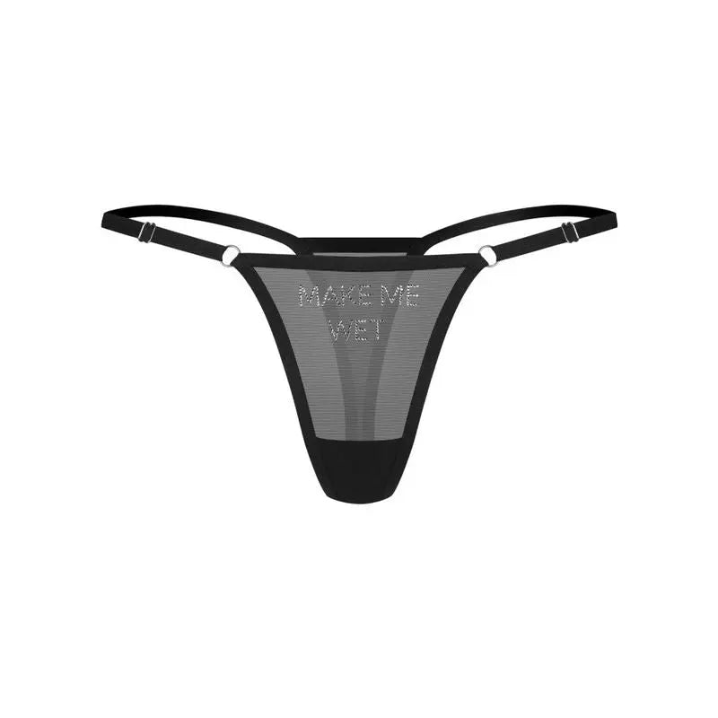 Affordable quality Make Me Wet Thong  from Obsessive by Discreet Intimate Essentials with Discreet Delivery 