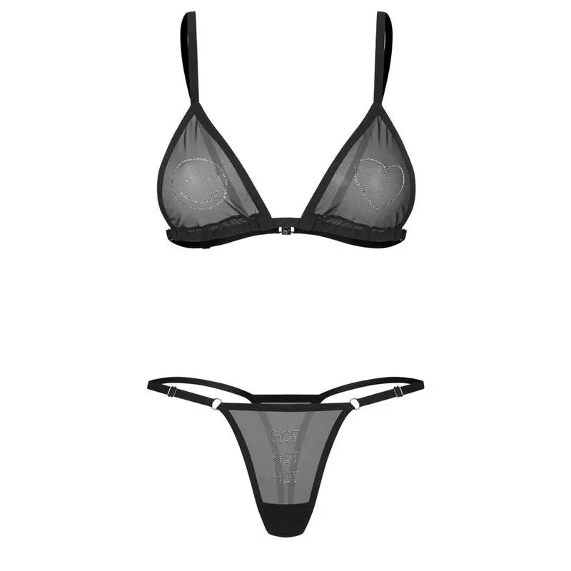 Wet Me 2 Pc Bra Panty Set Obsessive Discreet Intimate Essentials.
