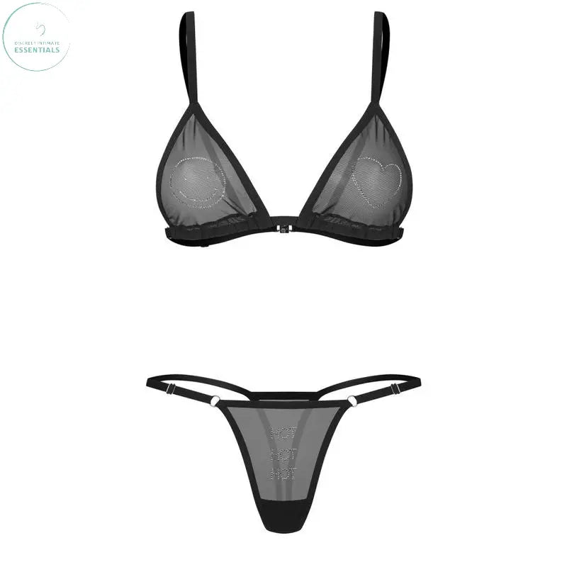 Affordable quality Wet Me 2 Pc Bra Panty Set  from Obsessive by Discreet Intimate Essentials with Discreet Delivery 
