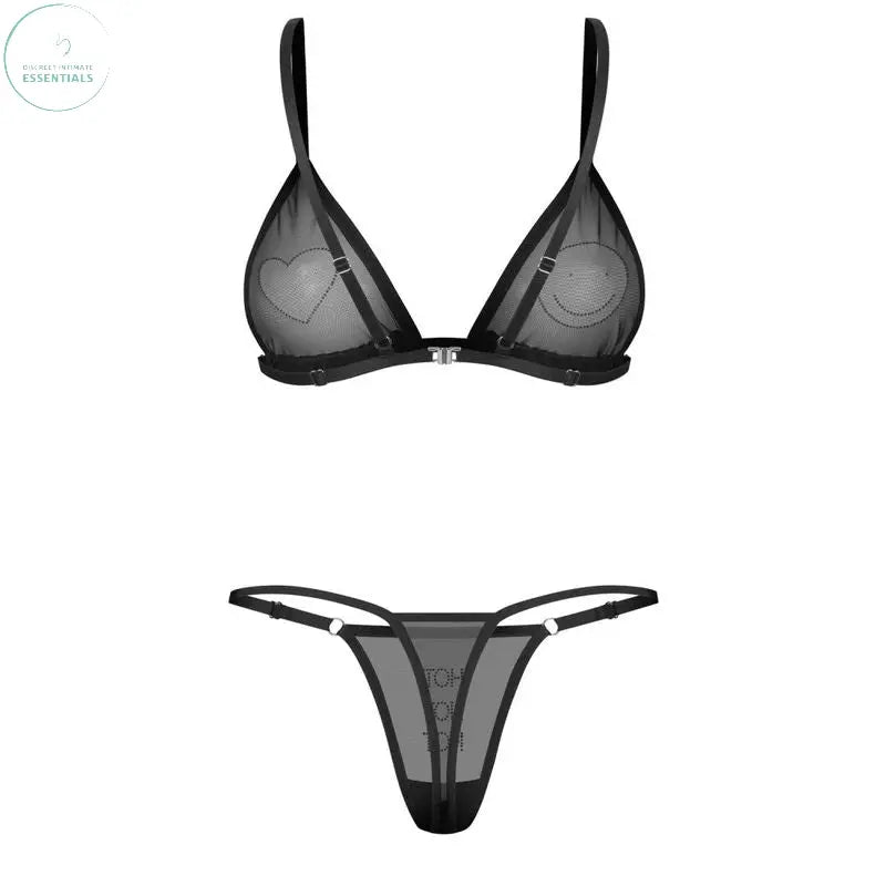 Affordable quality Wet Me 2 Pc Bra Panty Set  from Obsessive by Discreet Intimate Essentials with Discreet Delivery 