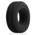 Roto Grooved Gripper Ribbed Cockring Black by Hunkyjunk from Discreet Intimate Essentials for  Adult Toys, quality products at discount affordable prices.