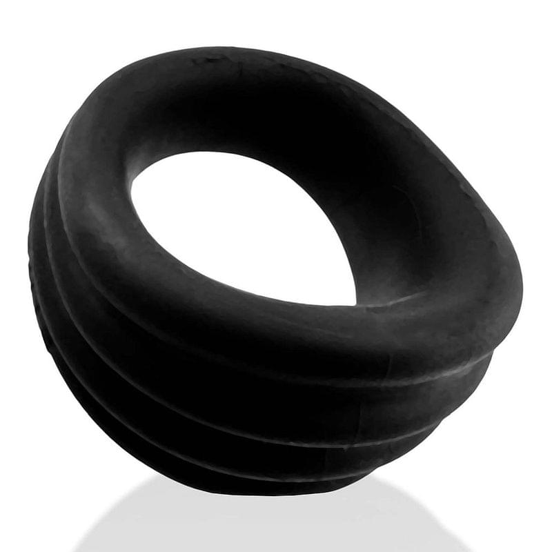 Expander Slim Scoop Cockring Black by Hunkyjunk from Discreet Intimate Essentials for  Adult Toys, quality products at discount affordable prices.