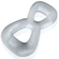 Boomerang Double Cockring Ball Stretcher Clear by Hunkyjunk from Discreet Intimate Essentials for  Adult Toys, quality products at discount affordable prices.