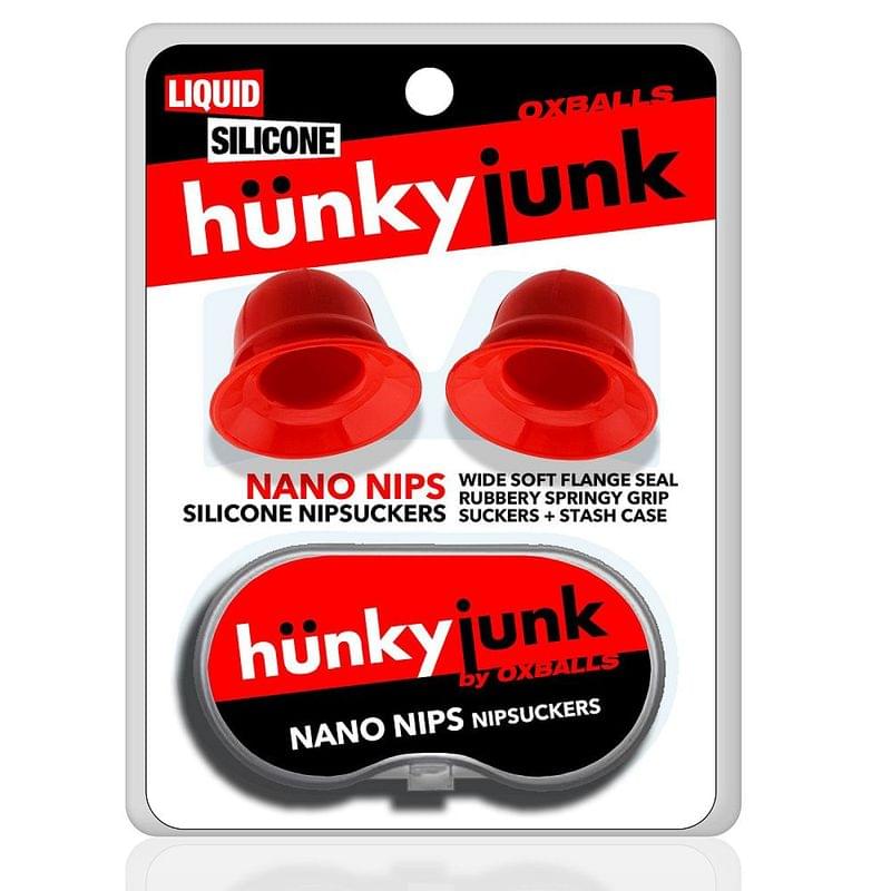 Nano Nips Nipple Sucker Silicone Red w Storage Case by Hunkyjunk from Discreet Intimate Essentials for  Adult Toys, quality products at discount affordable prices.