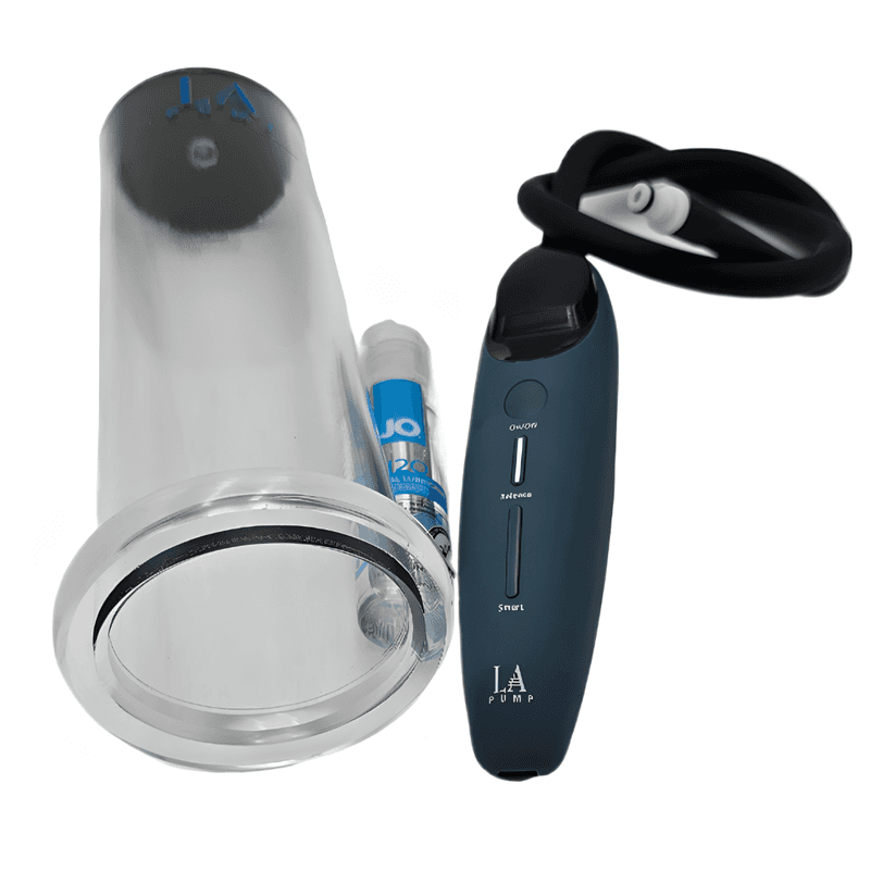 Hush Pump 2.0 Electric Hand Pump Package 2.25in x 9in by LA Pump from Discreet Intimate Essentials for  Adult Toys, quality products at discount affordable prices.