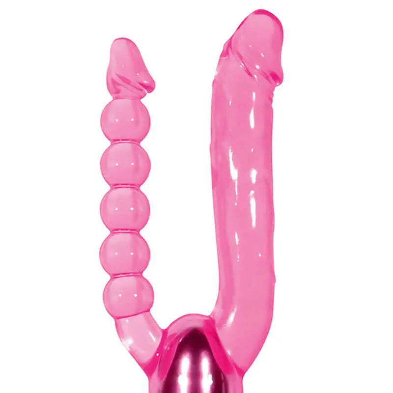Adam & Eve Dual Pleasure Vibe -  12 cm (4.75'') Vibrator with Anal Probe Adam & Eve Discreet Intimate Essentials.