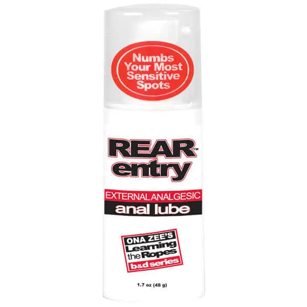 Ona Zee's Rear Entry - Desensitising Anal Lubricant - 48 g Bottle Doc Johnson Discreet Intimate Essentials.