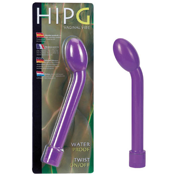 Hip G - 21 cm (8.25'') Vibrator, waterproof, twist on/off for intimate essentials for her.