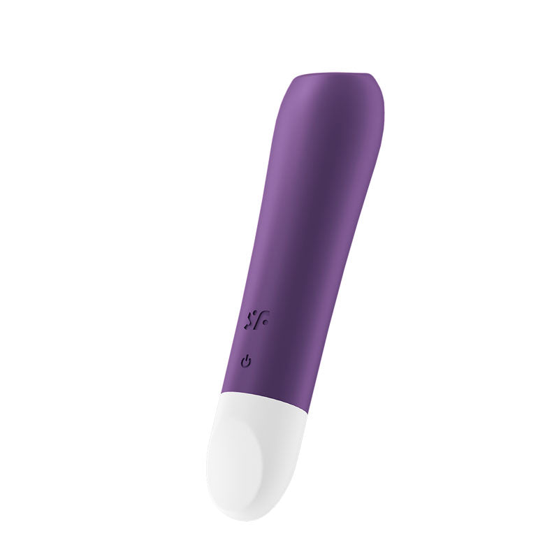Satisfyer Ultra Power Bullet 2 - USB rechargeable bullet vibrator in purple with a lipstick shape.