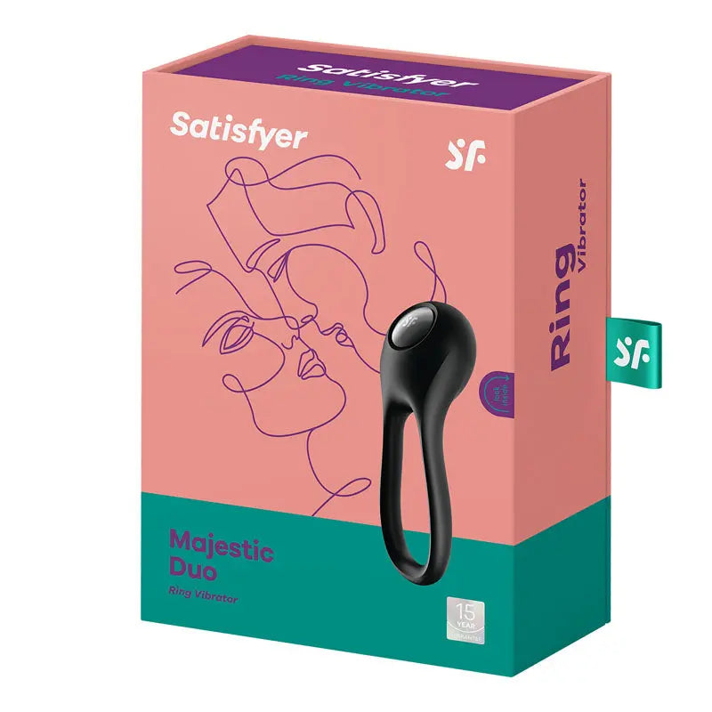 Satisfyer Majestic Duo -  USB Rechargeable Cock Ring Satisfyer Discreet Intimate Essentials.