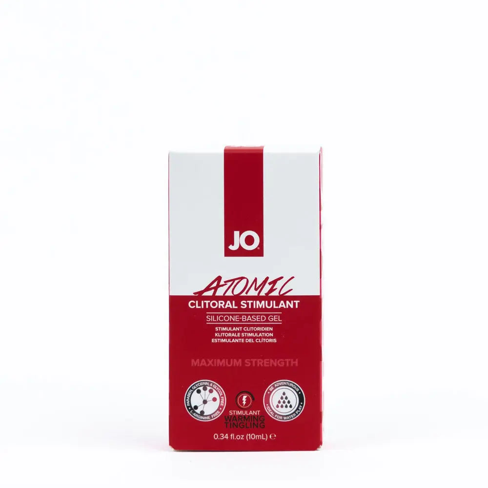 JO Atomic Clitoral Gel - Stimulating Gel for Women - 10 ml Tube JO Discreet Intimate Essentials.