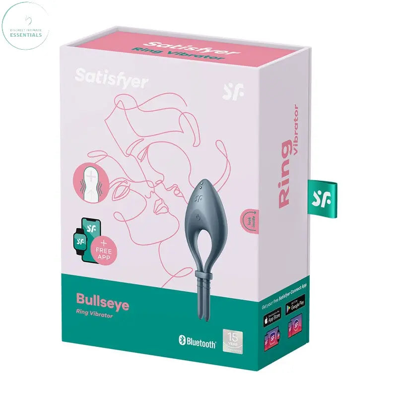 Affordable quality Satisfyer Bullseye - Navy - Navy Vibrating Adjustable Lasso Cock Ring  from Satisfyer by Discreet Intimate Essentials with Discreet Delivery 