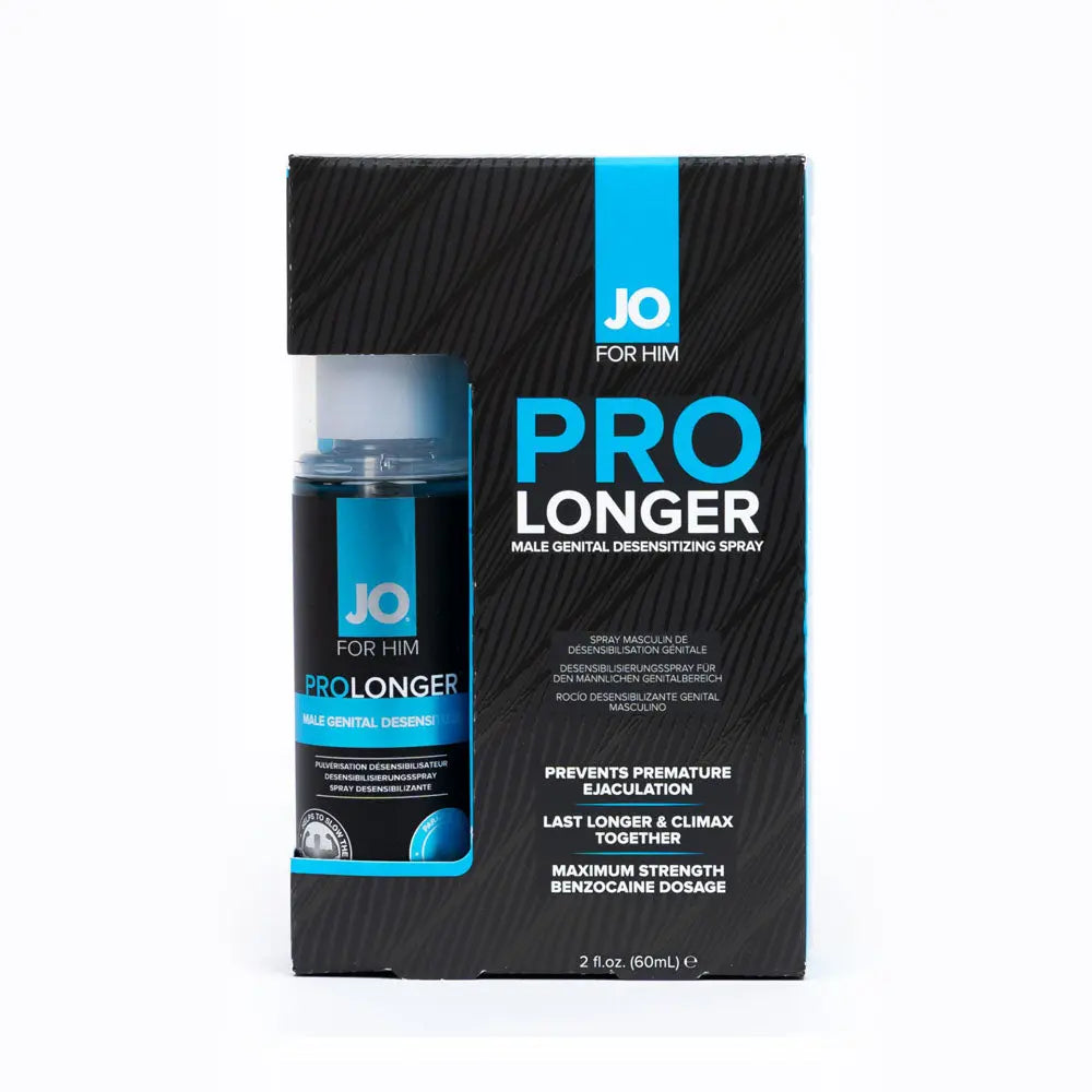 JO Prolonger Spray - 60 mL - Desensitising Spray for Men - 60 ml Spray Bottle JO