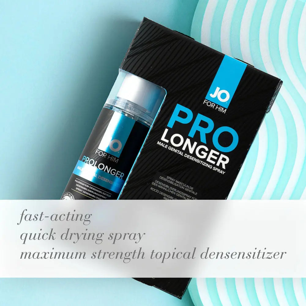 JO Prolonger Spray - 60 mL - Desensitising Spray for Men - 60 ml Spray Bottle JO
