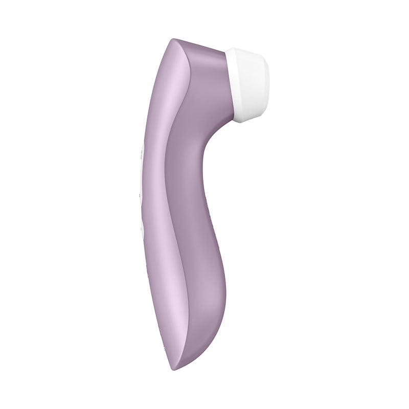 Satisfyer Pro 2+  -  Touch-Free USB-Rechargeable Clitoral Stimulator with Vibration side view