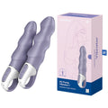 Satisfyer Air Pump Vibrator 1 in lilac, an inflatable G-Spot vibrator with a sleek design and looped handle.