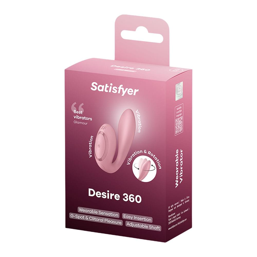 Satisfyer Desire 360 -  USB-C Rechargeable Rotating Wearable Vibrator