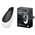 Satisfyer Spot On 3 USB rechargeable clitoral stimulator in packaging, designed for targeted clitoral stimulation.