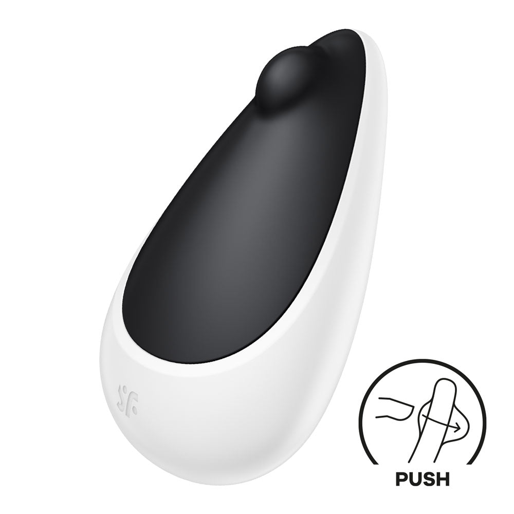 Satisfyer Spot On 3 - USB rechargeable clitoral stimulator with a pointed tip for targeted stimulation.