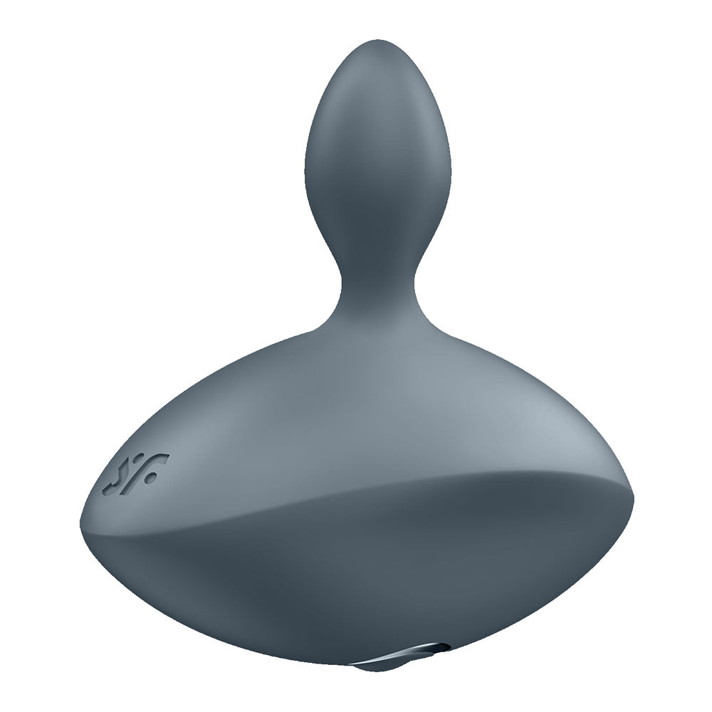 Satisfyer Booty Absolute Beginners 4 - Grey USB Rechargeable Vibrating Butt Plug for anal pleasure.