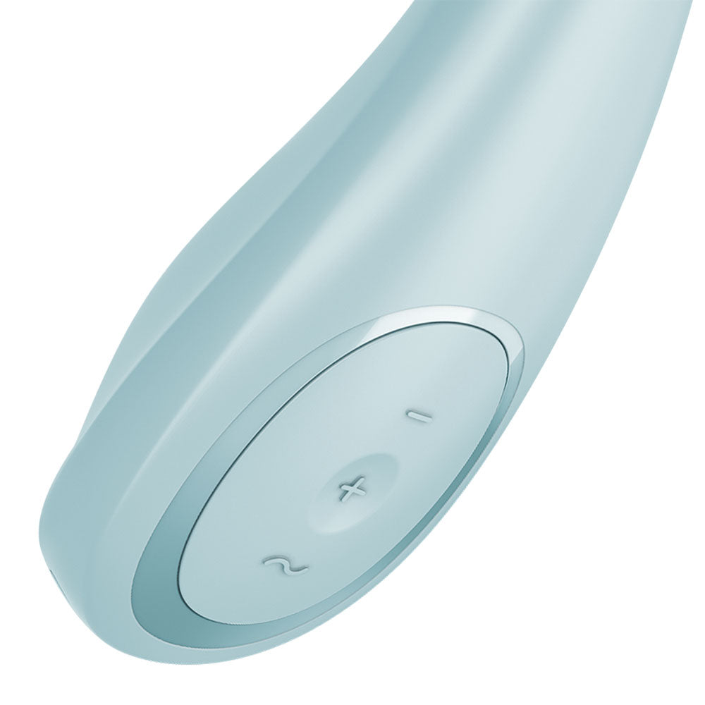 Satisfyer G-Spot Wave 2 - Ice  - Ice  23.6 cm USB Rechargeable Flicking Tip Vibrator