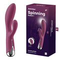 Satisfyer Spinning Rabbit 1 -  -  20 cm USB Rechargeable Rotating Rabbit Vibrator with package, showcasing intimate essentials for her.