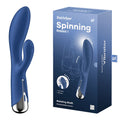 Satisfyer Spinning Rabbit 1 -  -  20 cm USB Rechargeable Rotating Rabbit Vibrator with packaging.