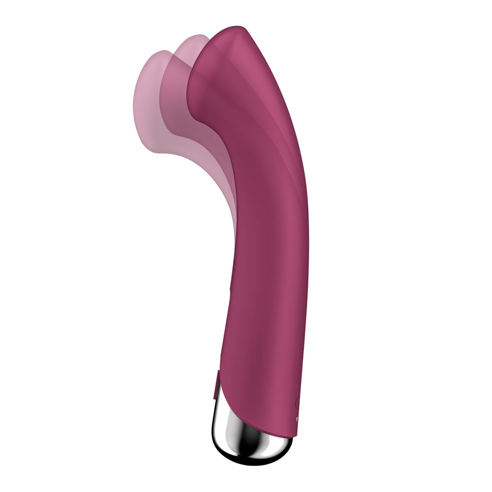 Satisfyer Spinning G-Spot 1 -  -  16.5 cm USB Rechargeable Rotating Vibrator in a sleek design with spinning motion.