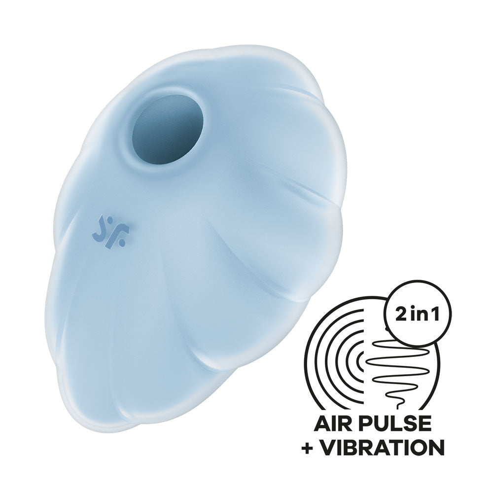 Satisfyer Cloud Dancer -  -  USB Rechargeable Vibrating Air Pulse Stimulator with air pulse and vibration features.