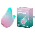 Satisfyer Mermaid Vibes - Mint/Pink - Mint/Pink USB Rechargeable Air Pulse Stimulator with cute design and packaging.