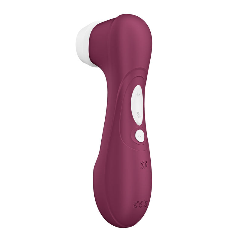 Satisfyer Pro 2 Generation 3 - Wine  - Wine  Touch-Free USB-Rechargeable Clitoral Stimulator in burgundy color.