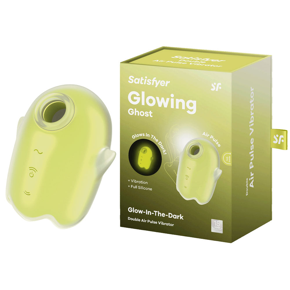 Satisfyer Glowing Ghost -  - Glow in Dark  USB Rechargeable Air Pulse Stimulator