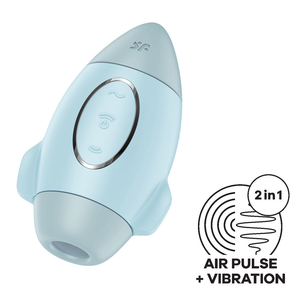 Satisfyer Mission Control -  -  USB Rechargeable Vibrating Air Pulse Stimulator for intense pleasure.