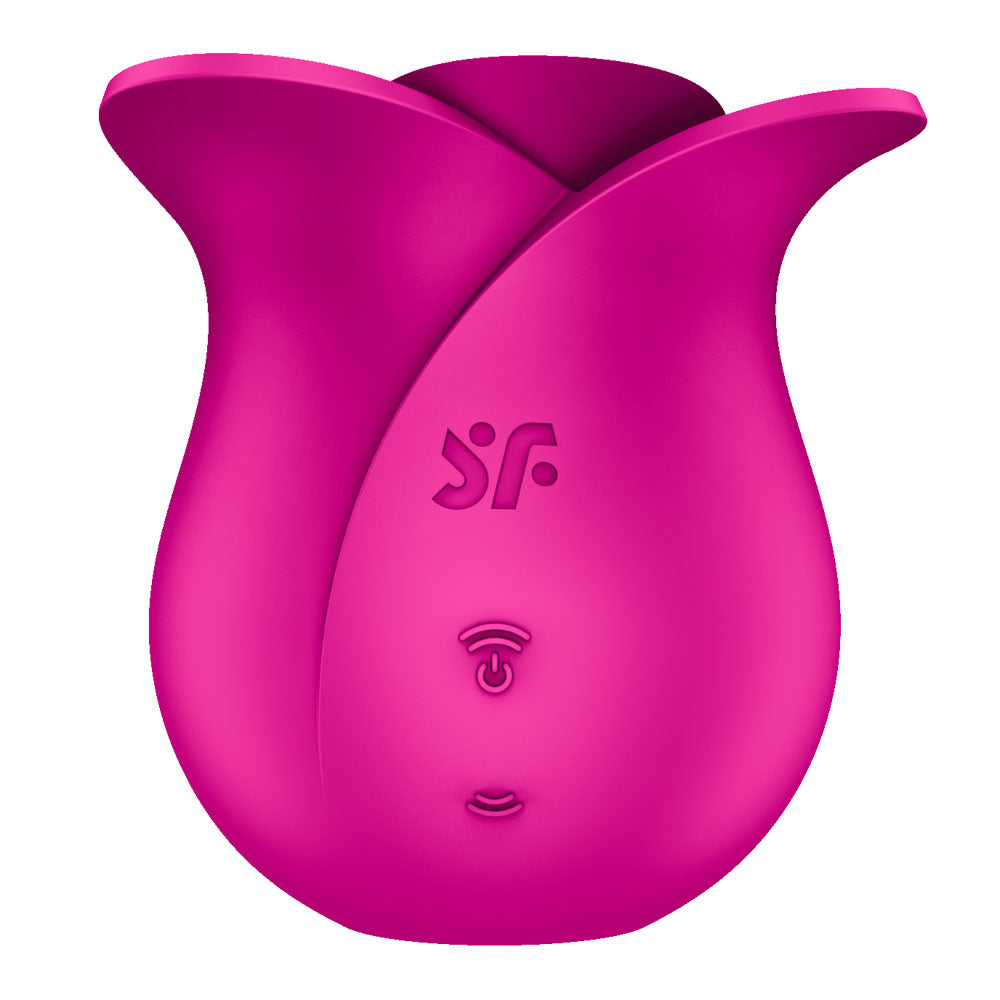 Satisfyer Pro 2 Modern Blossom - Modern USB Rechargeable Air Pulse Rose Stimulator in vibrant pink design.