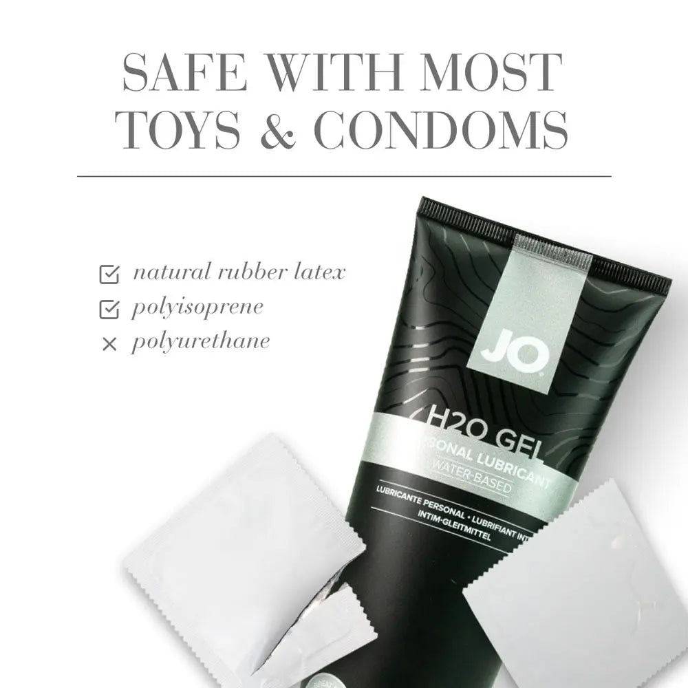 JO H2O Gel Original Lube - 120 mL - Thick Water Based Lubricant - 120 ml Tube JO Discreet Intimate Essentials.