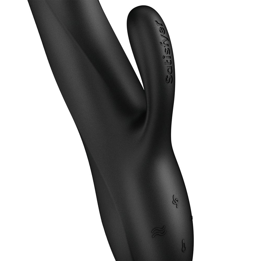 Satisfyer Heat Flex 3 -  23 cm USB-C Rechargeable Warming and Rotating Rabbit Vibrator